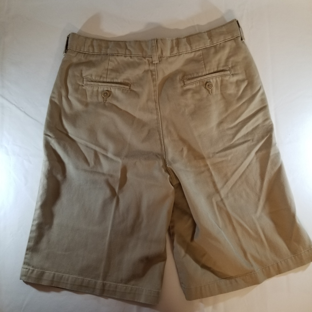 Lands' End Kids Boys Size 18 Khaki Adjustable Waist 4 Pockets - Picture 2 of 12